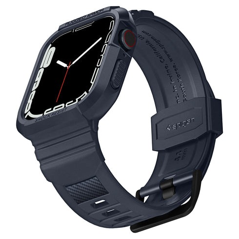 Spigen כיסוי+רצועה ל-Apple Watch Series (45mm / 44mm) – Rugged Armor Pro